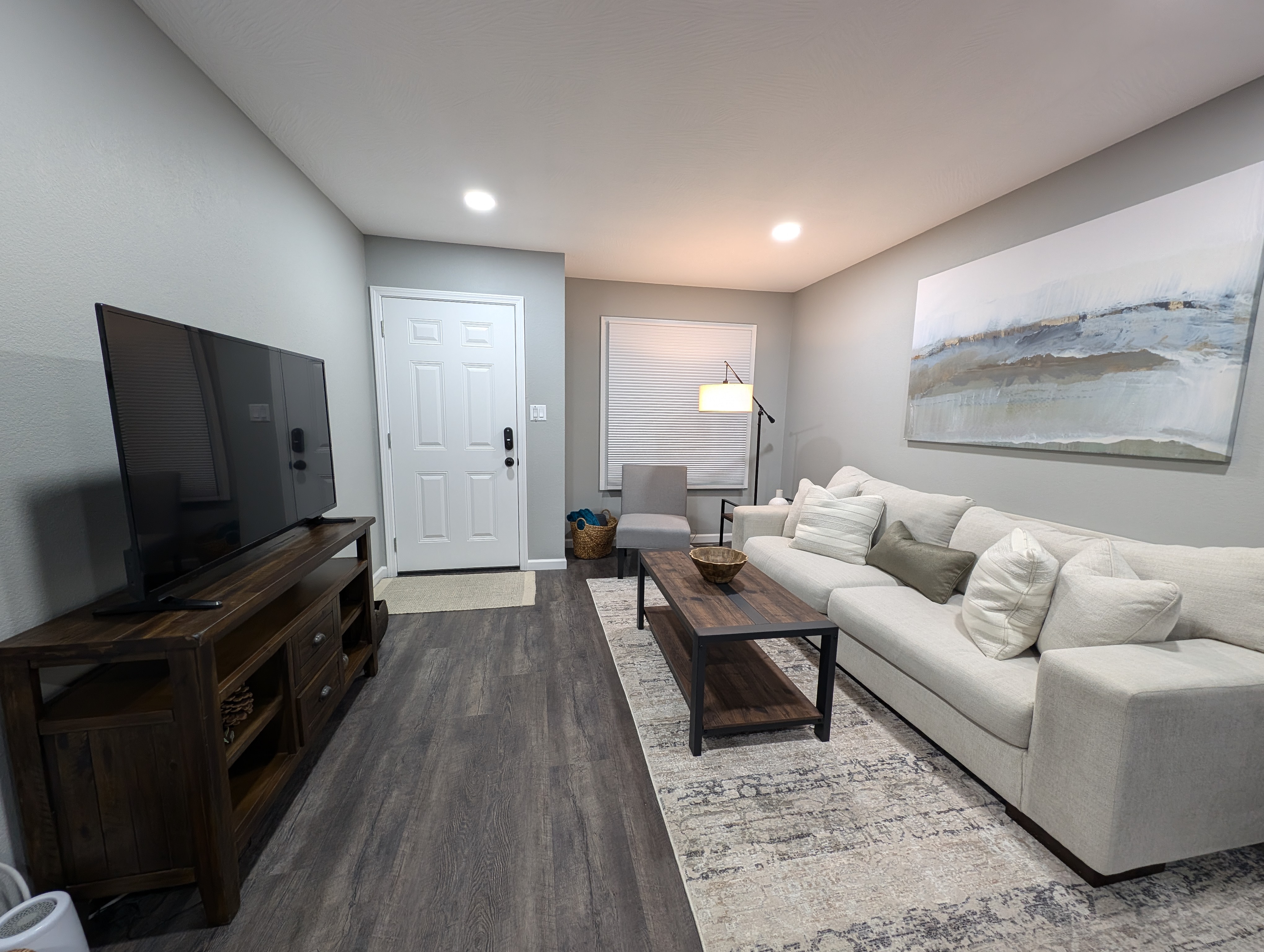 A furnished living space