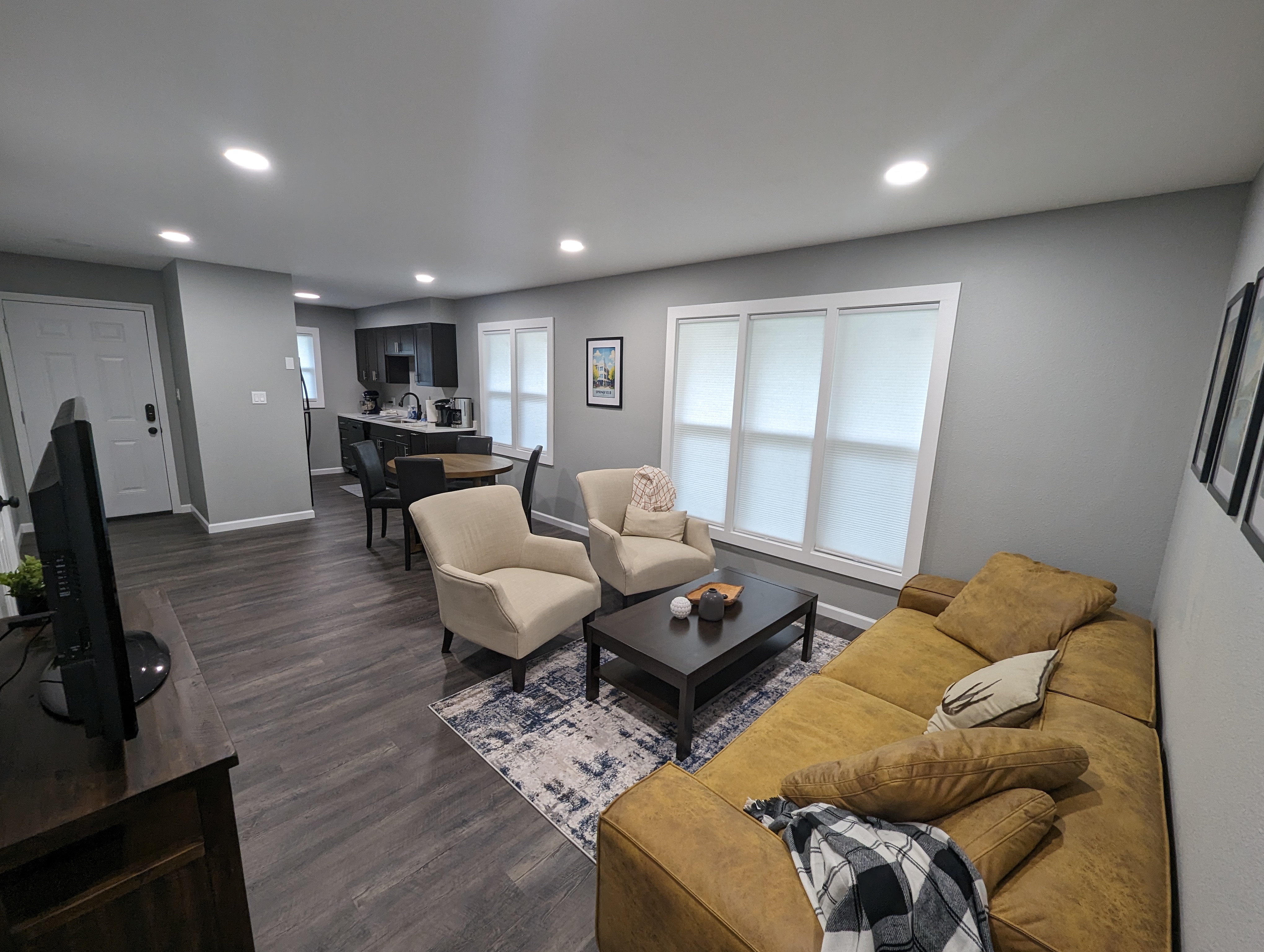 A furnished living space